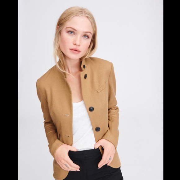 Rag & Bone Slade Wool Blazer - Camel - Picture 1 of 10